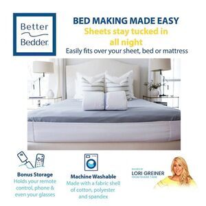 Better Bedder Bed Headband, Transforms any Flat Sheet into a Fitted Sheet